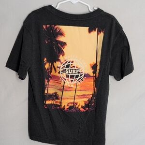 Kids Black Graphic T-Shirt